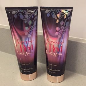Two bottles unused bath & body works body lotion